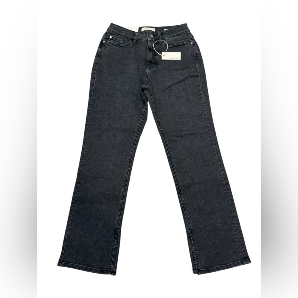 NWT - Warp + Weft Straight Leg Jeans in Dark Wash Size 28 - Picture 4 of 13